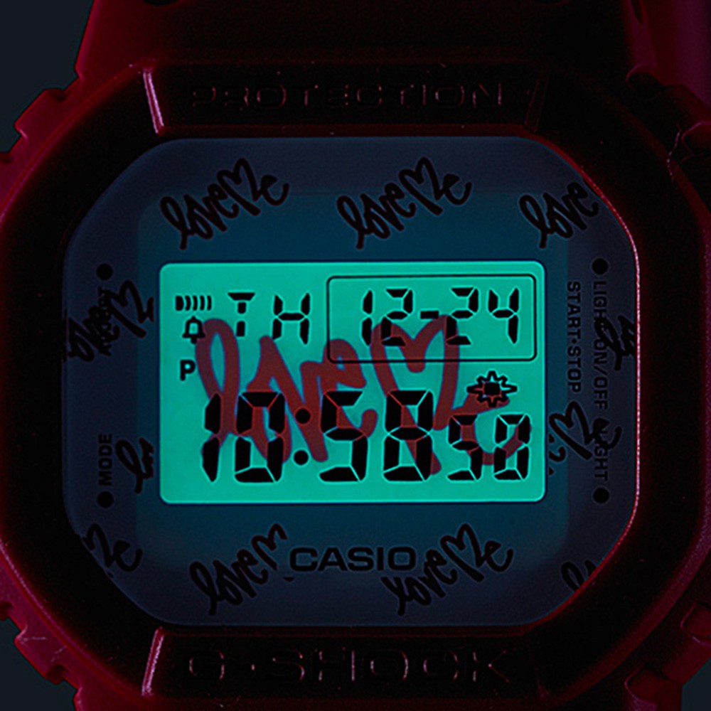 CASIO 卡西歐 G PRESENTS 2020 限量天使與惡魔 情人對錶-紅 LOV-20B-4, , large