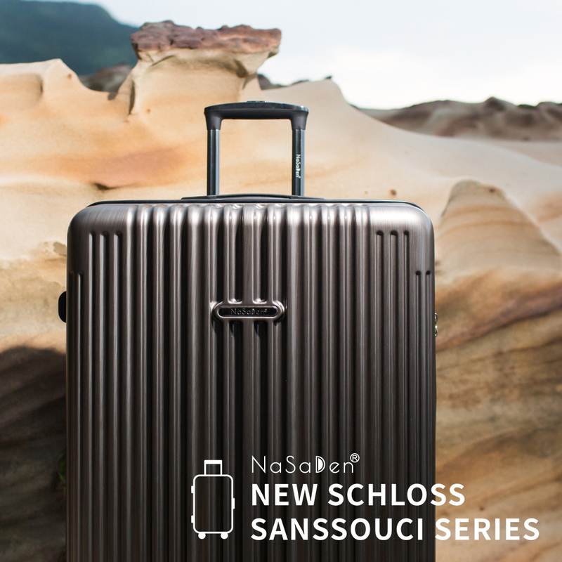 NaSaDen [Classic Miro Taitanium]26" Checked Zipper Luggage, , large