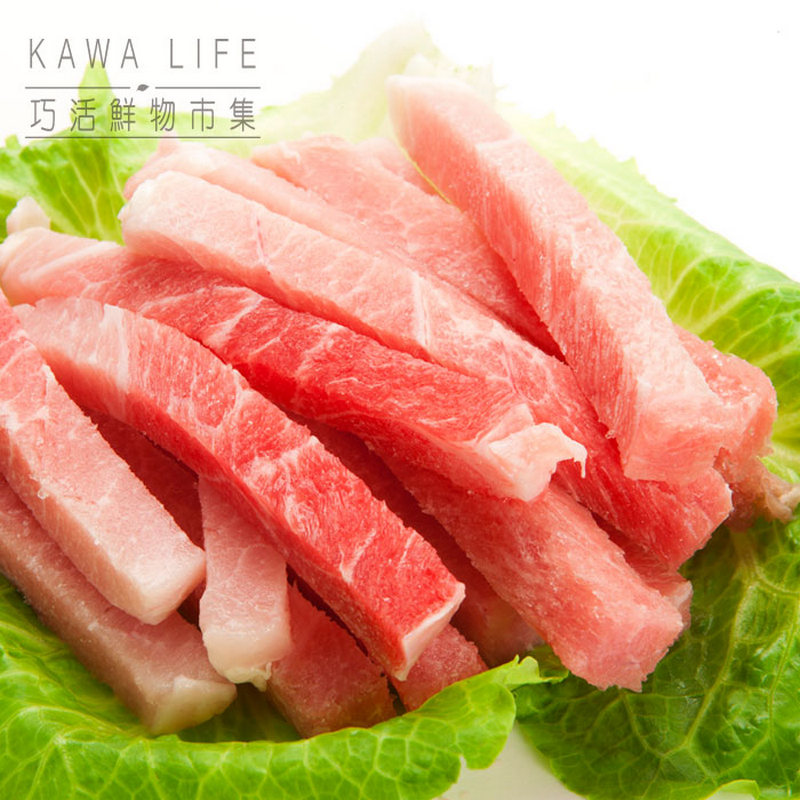 [KAWA巧活]能量豬 低脂腿肉絲(200g)