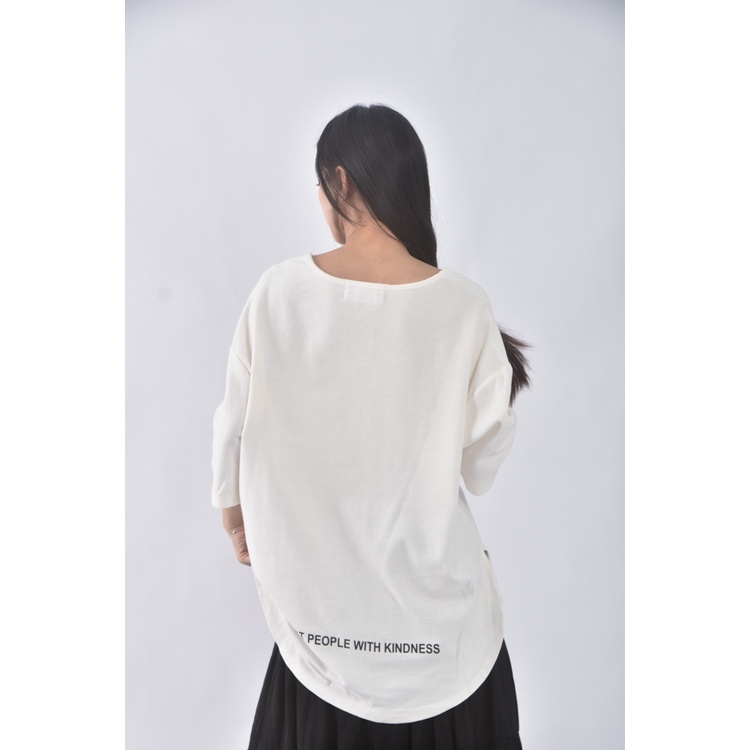 (XL) blackfriday質感棉質純棉杏色短袖上衣二手衣, , large