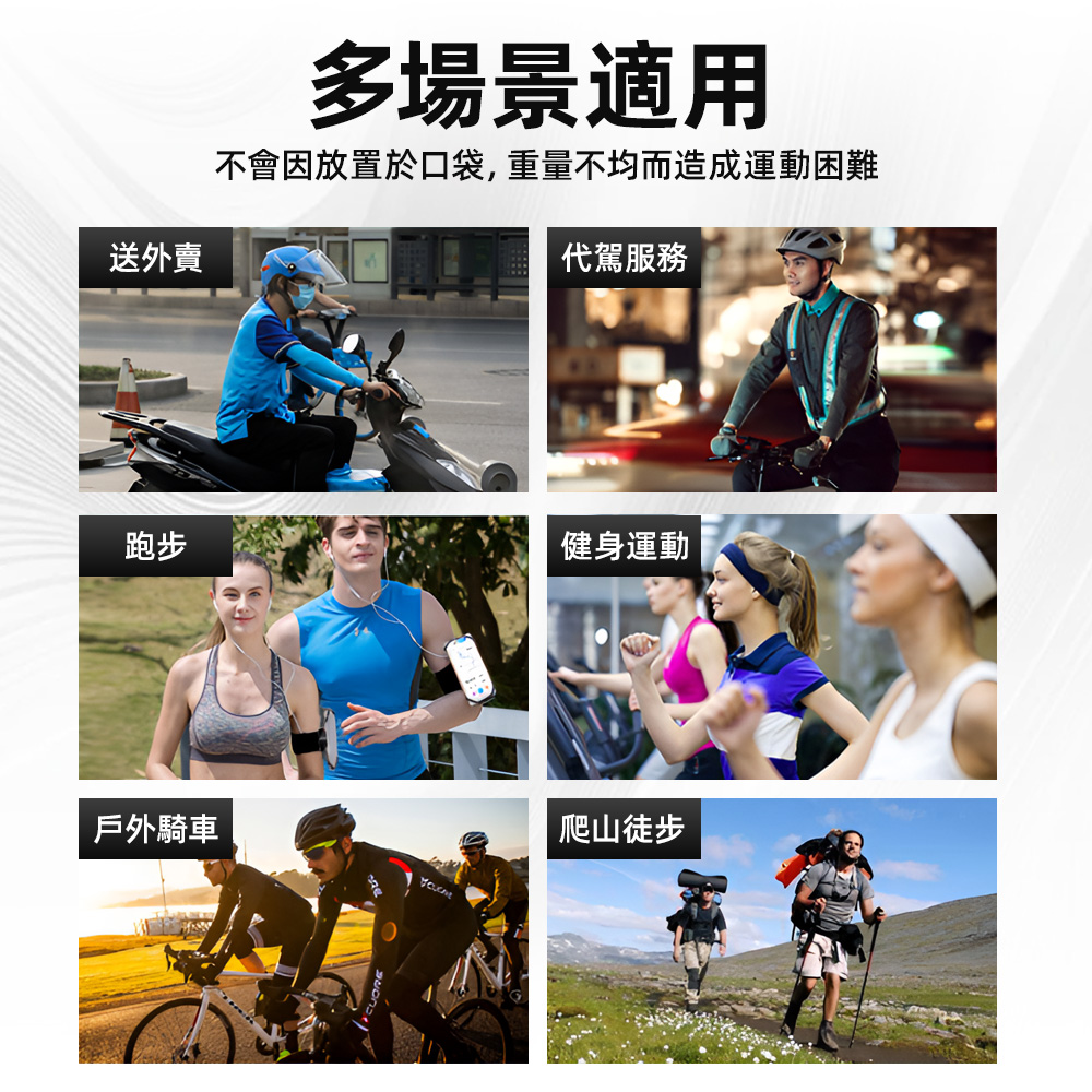 【上手家居】快拆式旋轉手機臂套-黑色(手機臂套/手機套/手機臂包/運動手機包/慢跑/跑步), , large