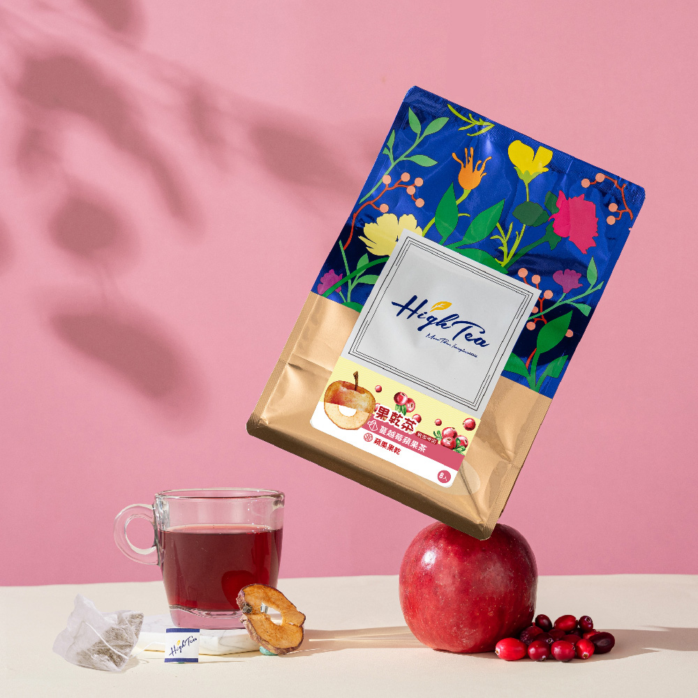 Cranberry apple tea + dried apples, , large
