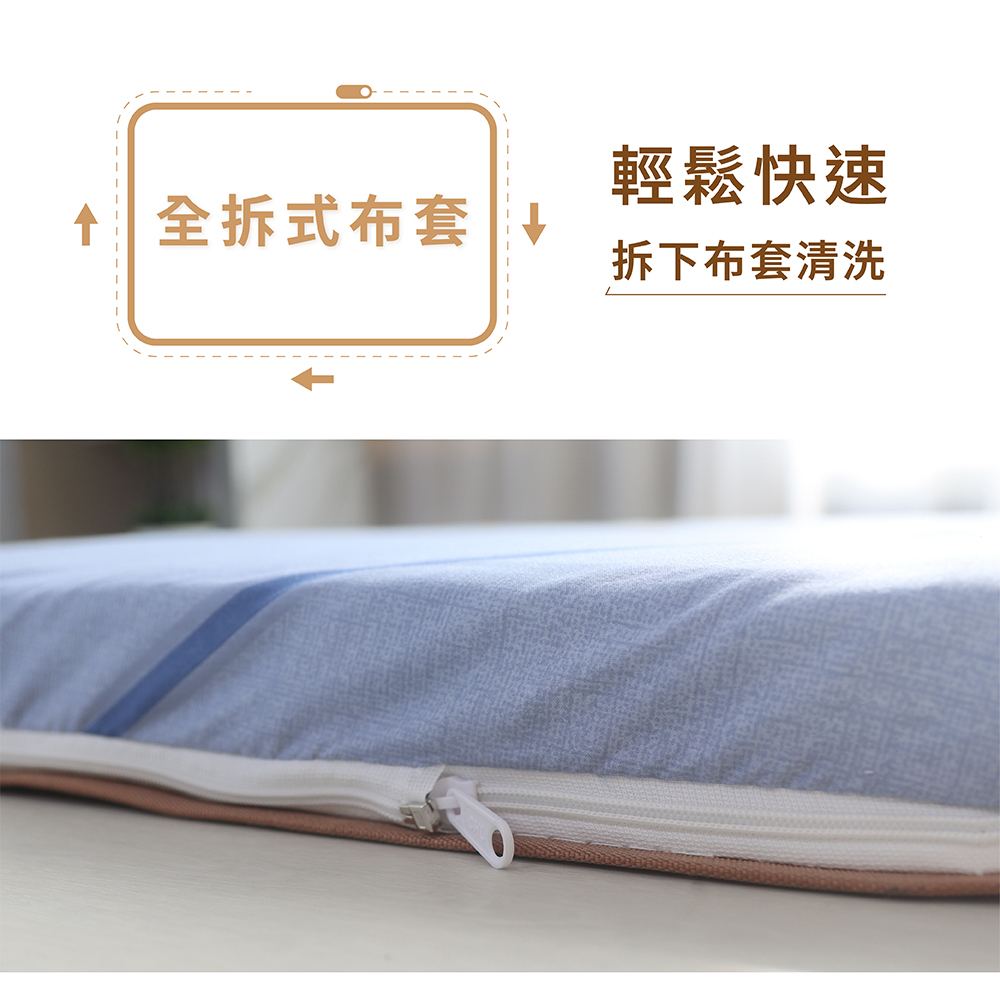 【台灣製造】天然原色細編消暑蓆 厚度5cm 單人加大3.5尺｜迷蹤之境｜四季可用 涼感蓆面 三折床墊 草蓆, , large