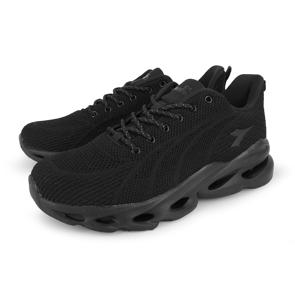 DIADORA迪亞多那 生活時尚運動鞋 男運動鞋 男鞋 慢跑鞋 輕量 透氣 Q彈 吸震 厚底 減壓 耐磨 止滑 白 黑, , large