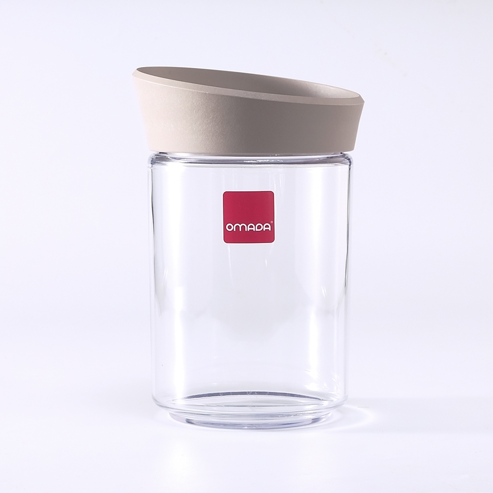 【OMADA】防潮儲物密封罐 褐色 1L(防潮罐、儲物罐、密封罐), , large