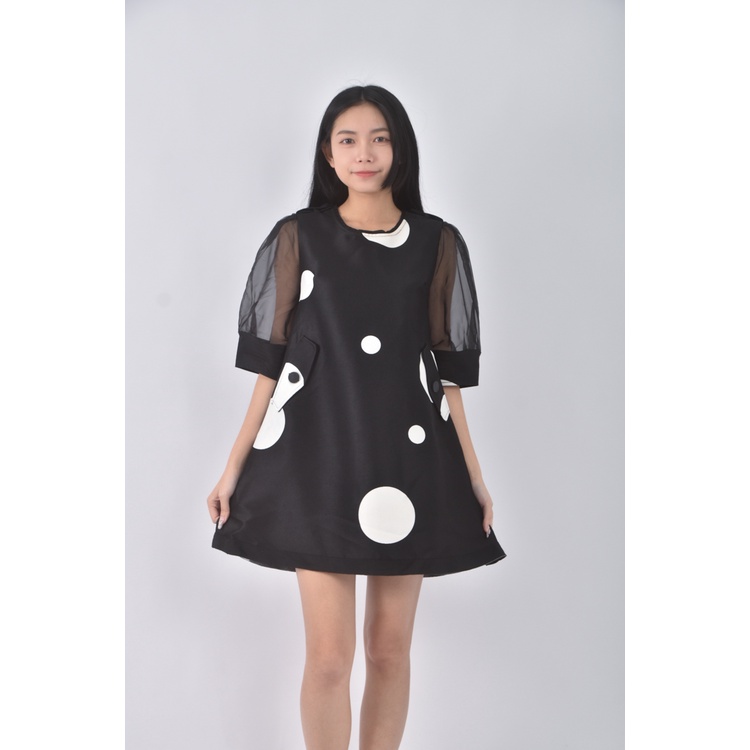 (S) moma質感黑色洋裝二手衣, , large