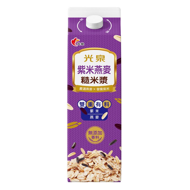 Purple rice oatmeal brown rice milk, , large
