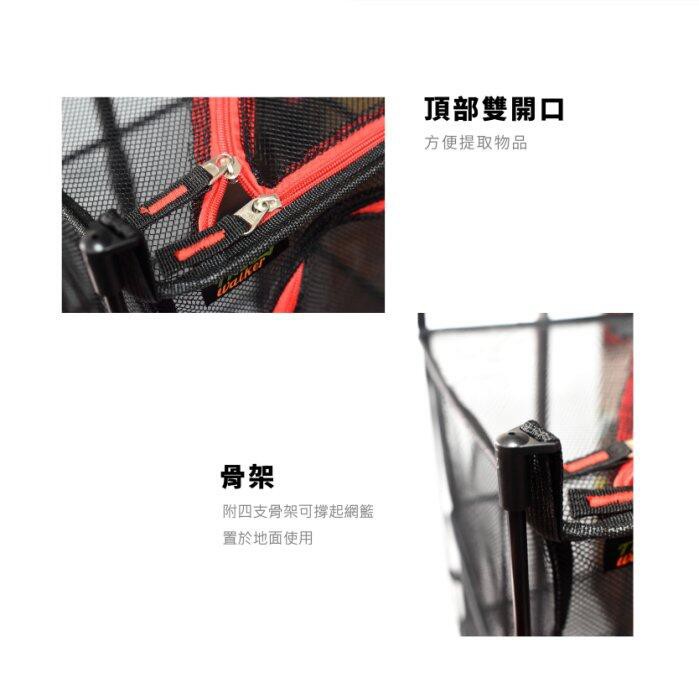 Standable 3-Tier Hanging Mesh Organizer, , large