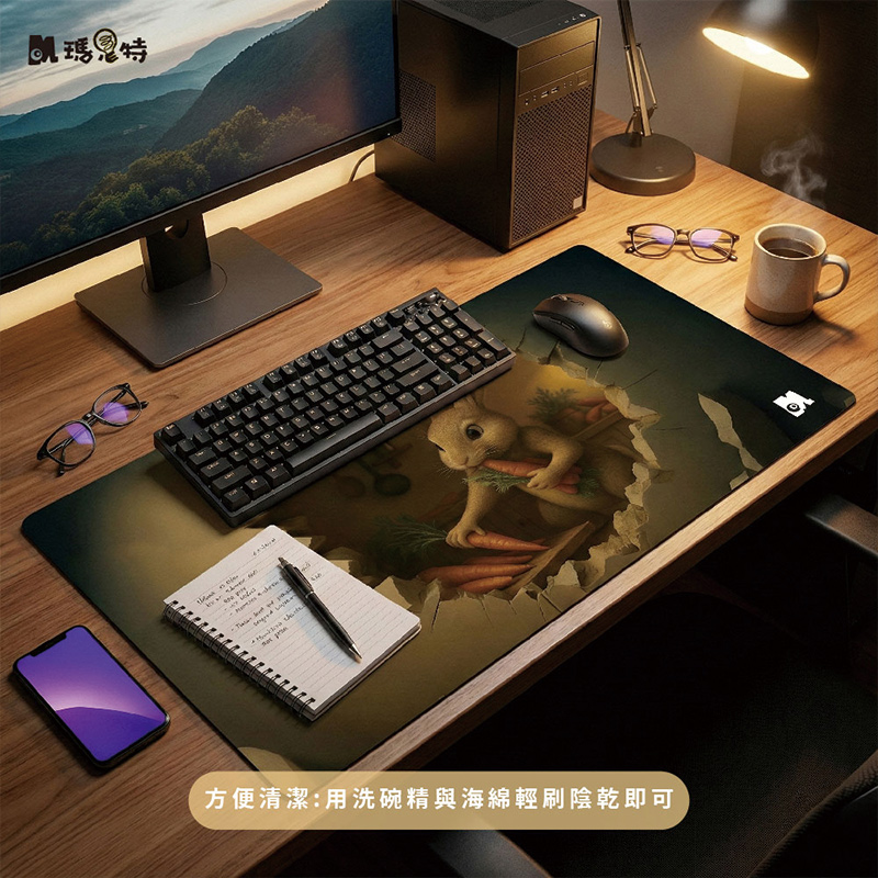 【Monster】 3D Scene Desk Mat (60x34cm) &ndash; Chef Sheep, , large