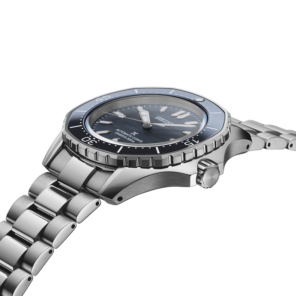 SEIKO 精工 Prospex 正午藍 三日鍊 海岸線波紋機械錶 多邊形300米潛水錶 SPB483J1, , large