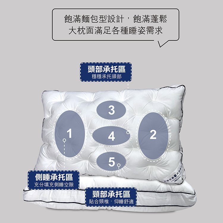 法式純棉雲絲絨枕, , large