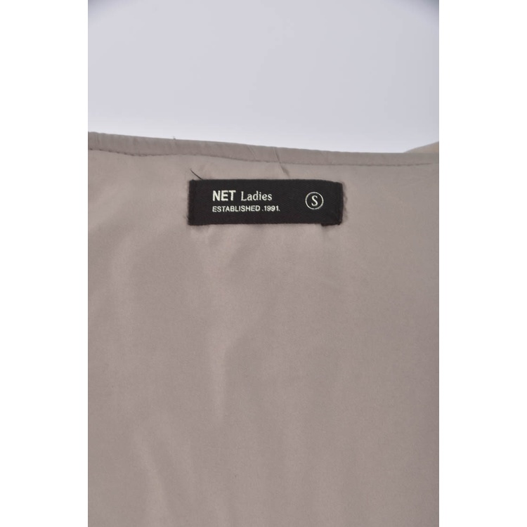 (XL) net印紋棕色外套二手衣, , large
