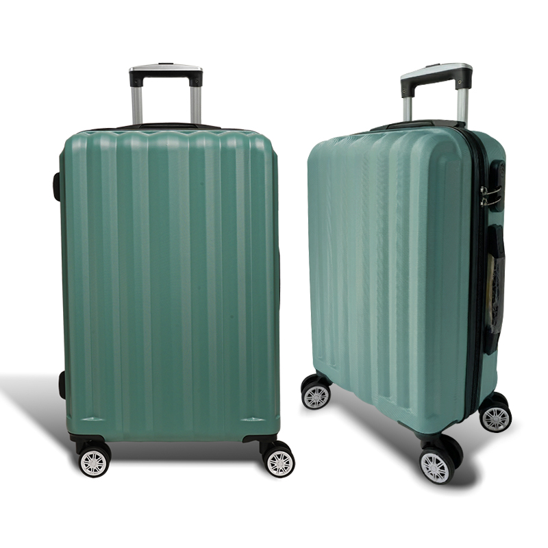 【Alldma鷗德馬】28吋ABS拉鏈行李福利箱K1-松灰綠(贈B2束帶), , large