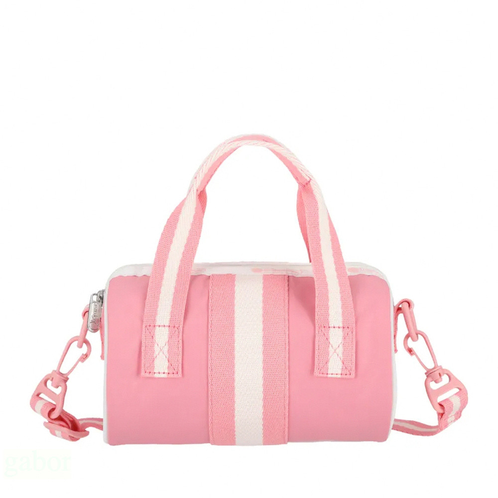 Lesportsac MINI ROLL BAG 迷你圓桶包 -滾邊花漾粉, , large