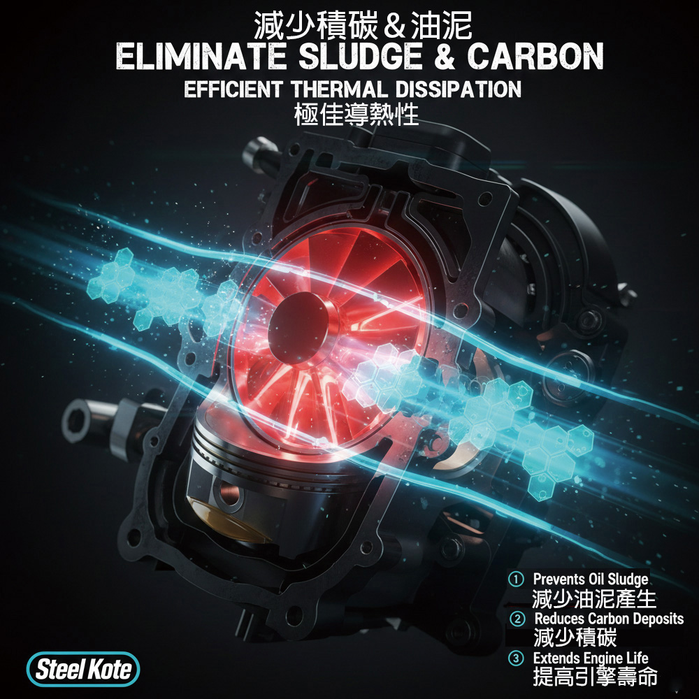 〔STEEL KOTE〕史帝波特極潤滑引擎石墨稀油精, , large