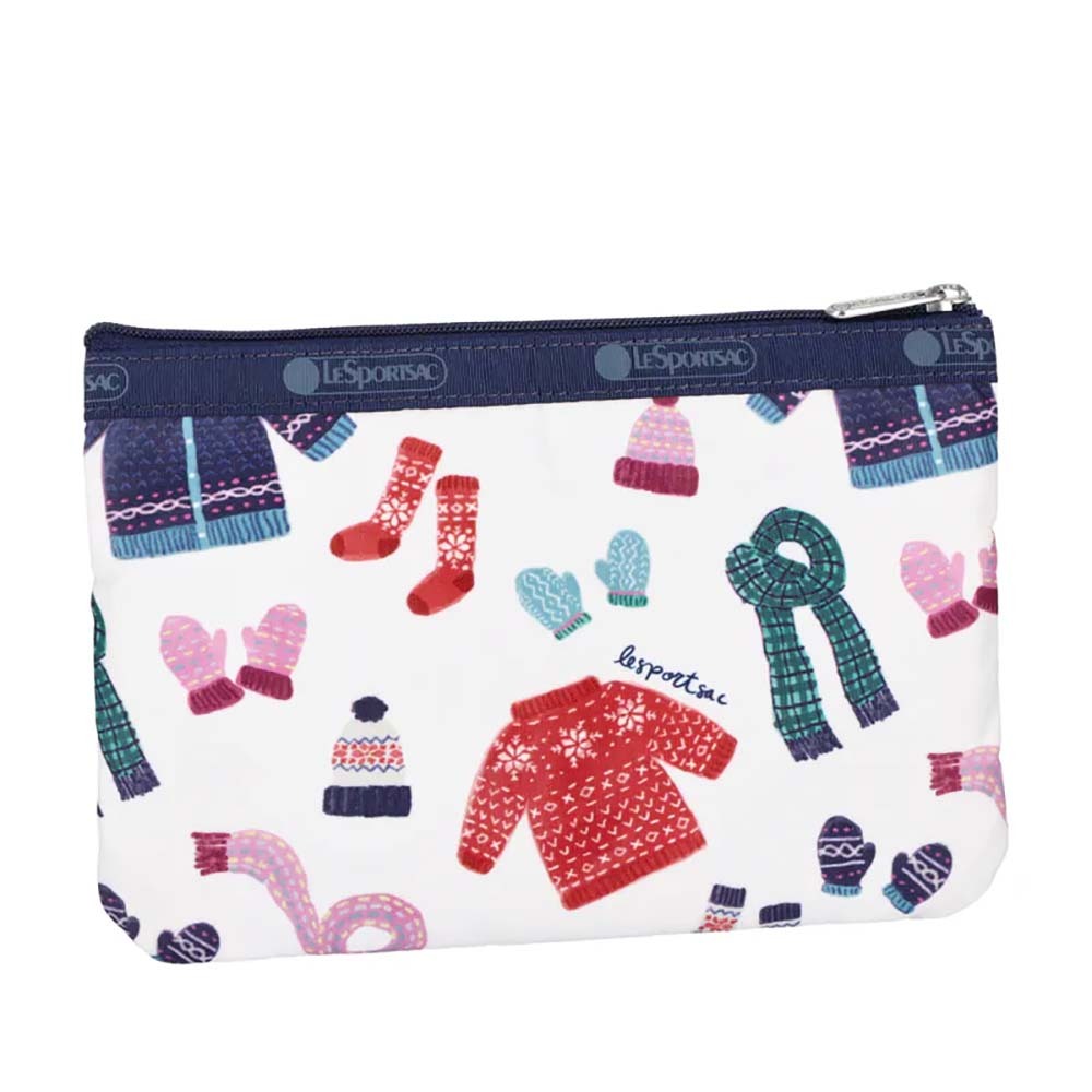 |快速出貨|Lesportsac 3-Zip Cosmetic 三層拉鍊收納化妝包/ 暖冬時尚, , large
