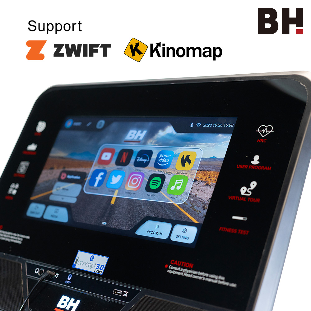 【BH歐洲百年品牌】RS1200 TFT 智能變頻跑步機, , large