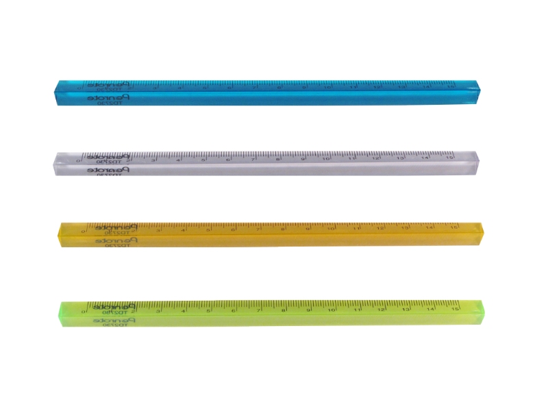15cm 3D Triangle Ruler &ndash; Blue, , large