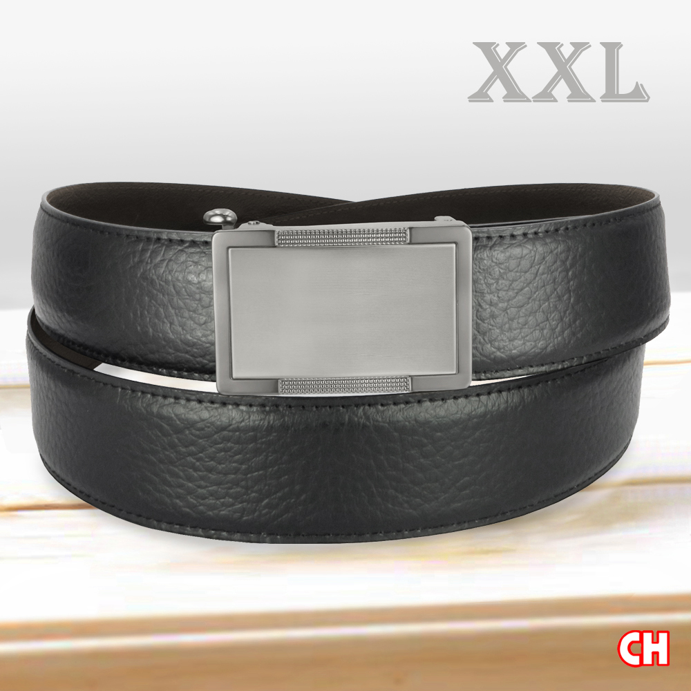 【CH-BELT 銓丞皮帶】加長尺寸XXL 內穿式自動扣皮帶 男紳士皮帶腰帶(黑XXL), , large