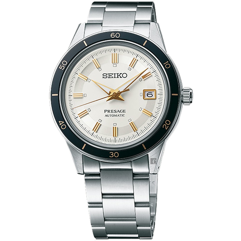 SEIKO 精工 Presage Style60’s系列機械錶 4R35-05A0S/SRPG03J1, , large