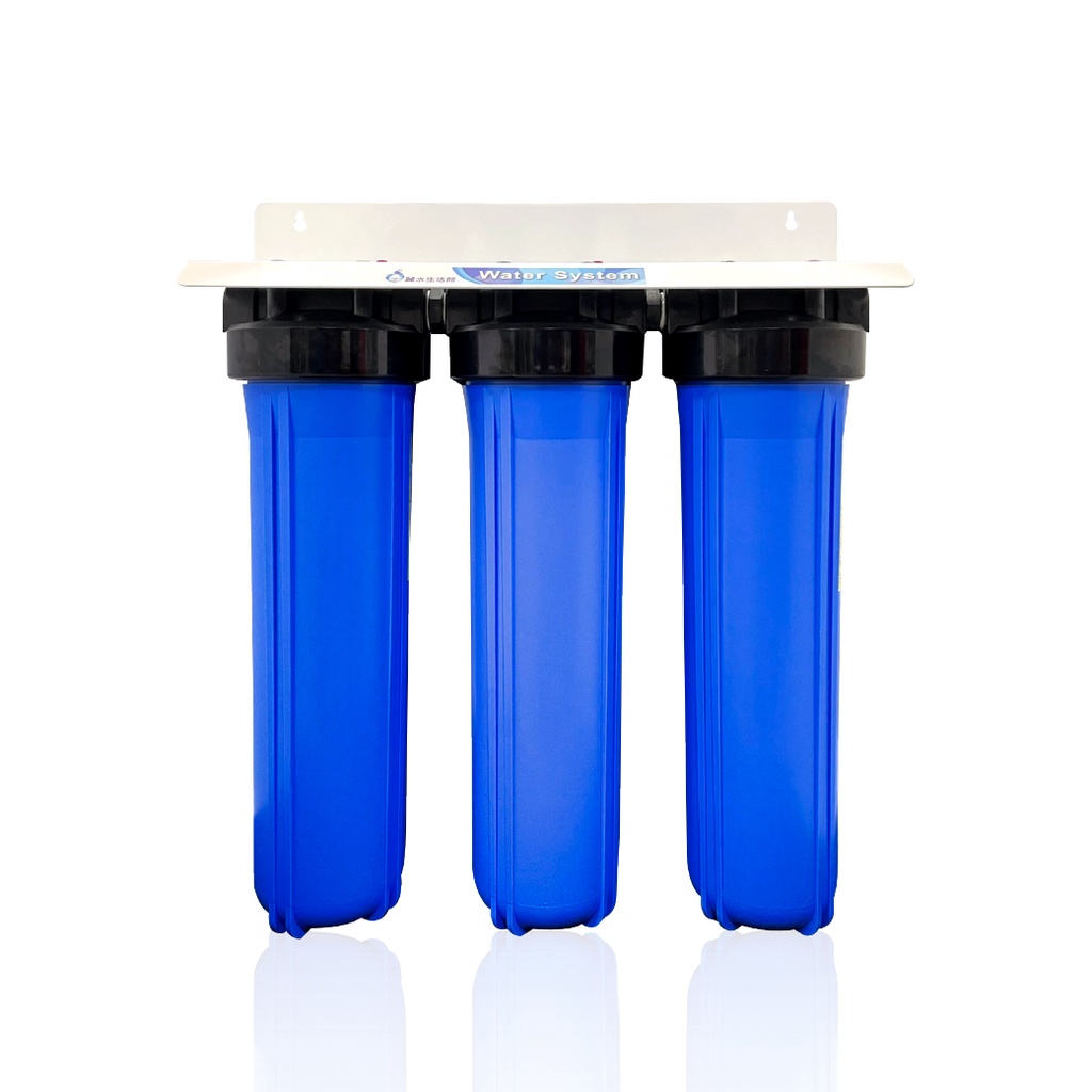 【麗水生活】20英吋大胖三道過濾器 水塔式過濾 淨水器 全戶過濾 含濾心 大型過濾, , large