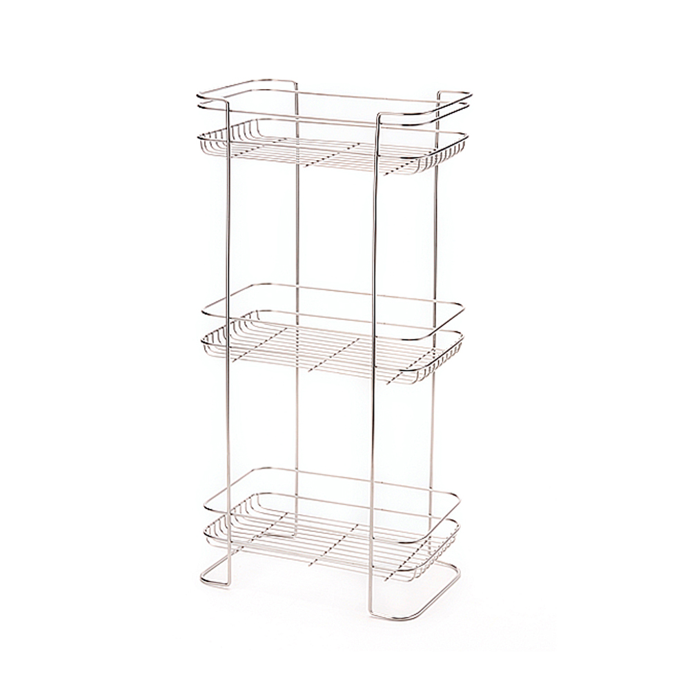 【真心良品】 皇家 三層不鏽鋼收納架1入, , large