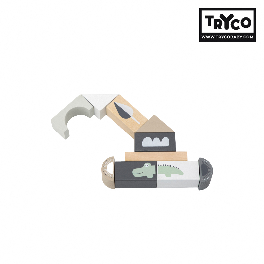 【Tryco】木質積木組_動物派對, , large