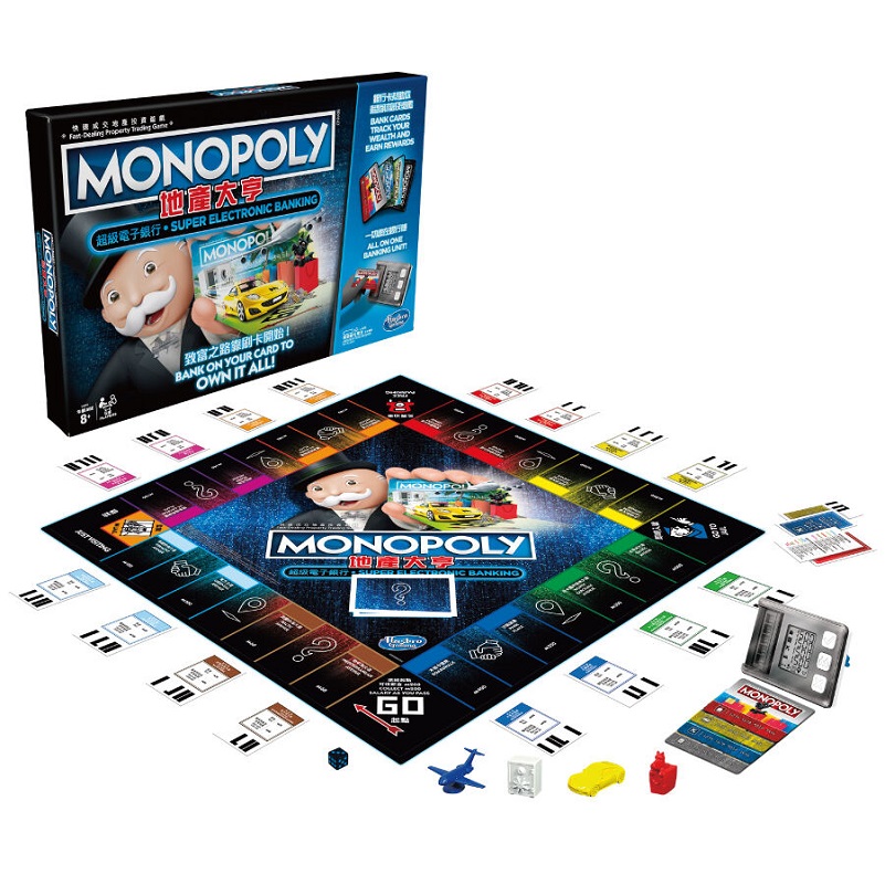 MONOPOLY SUPER ELECTRONIC BANKING-E8978, , large