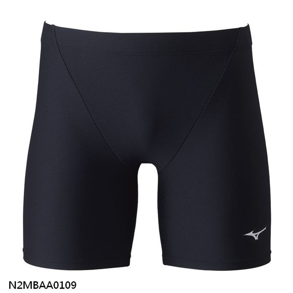 [秉宸] MIZUNO SWIM BASIC 男泳褲 黑色 藍色 彈性纖維 素面泳褲 N2MBAA01 23FWO, , large