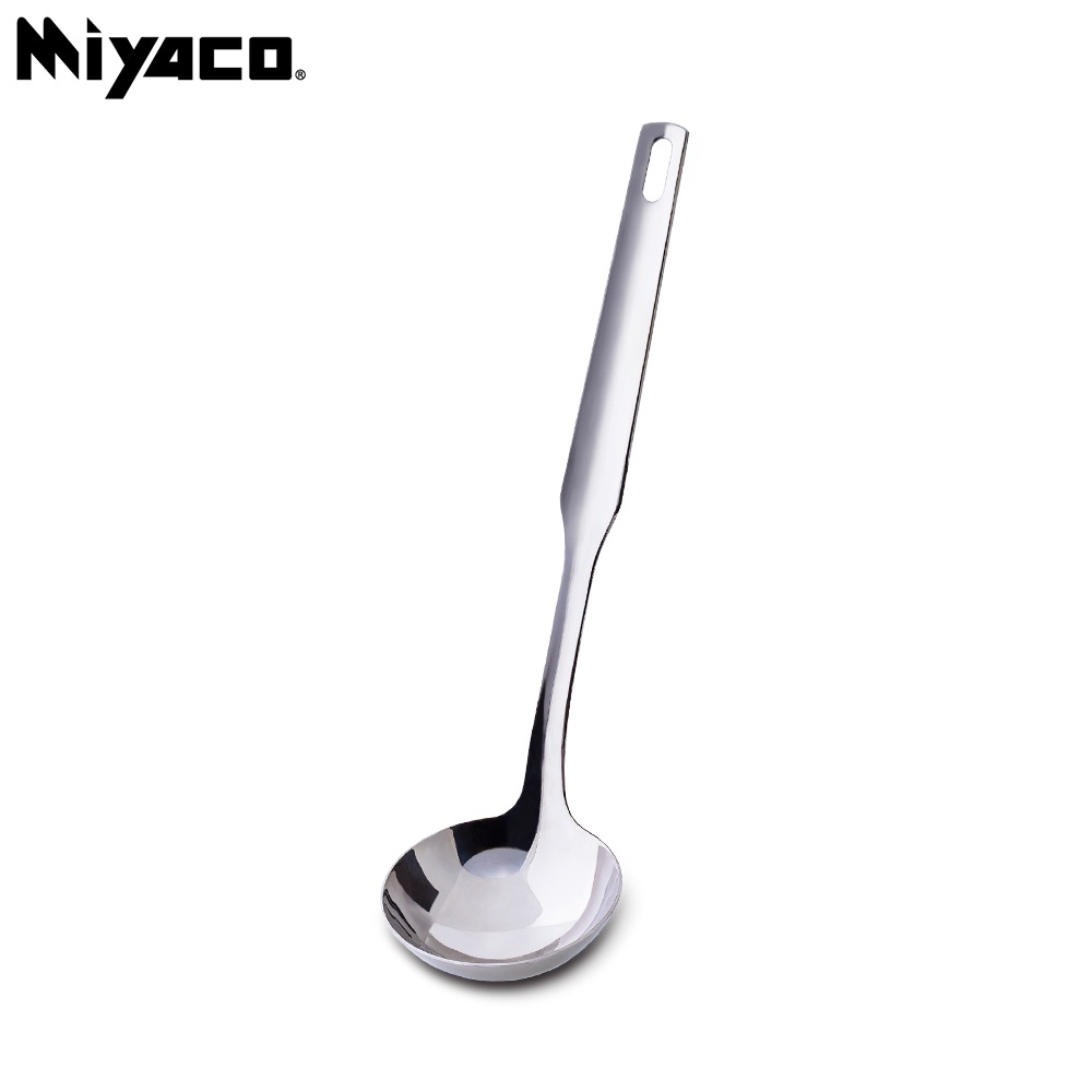Miyaco 米雅可 經典316不鏽鋼料理用具 中湯勺-Leidea樂德兒, , large