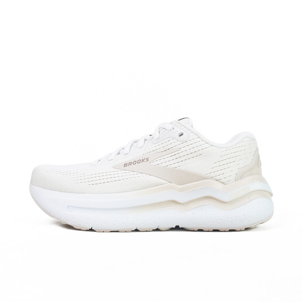 Brooks Ghost Max 2 女 慢跑鞋 彈力 支撐 緩震 米白 奶茶 [1204201B109]