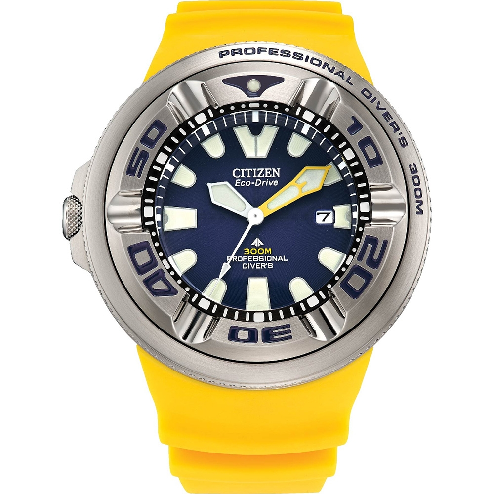 CITIZEN 星辰 PROMASTER 限量 Marine 光動能300米潛水錶 BJ8058-06L, , large