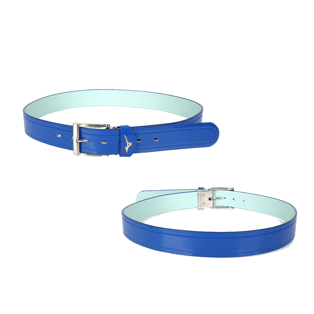 [秉辰] MIZUNO 棒壘皮帶 藍 12TYBV0022, , large