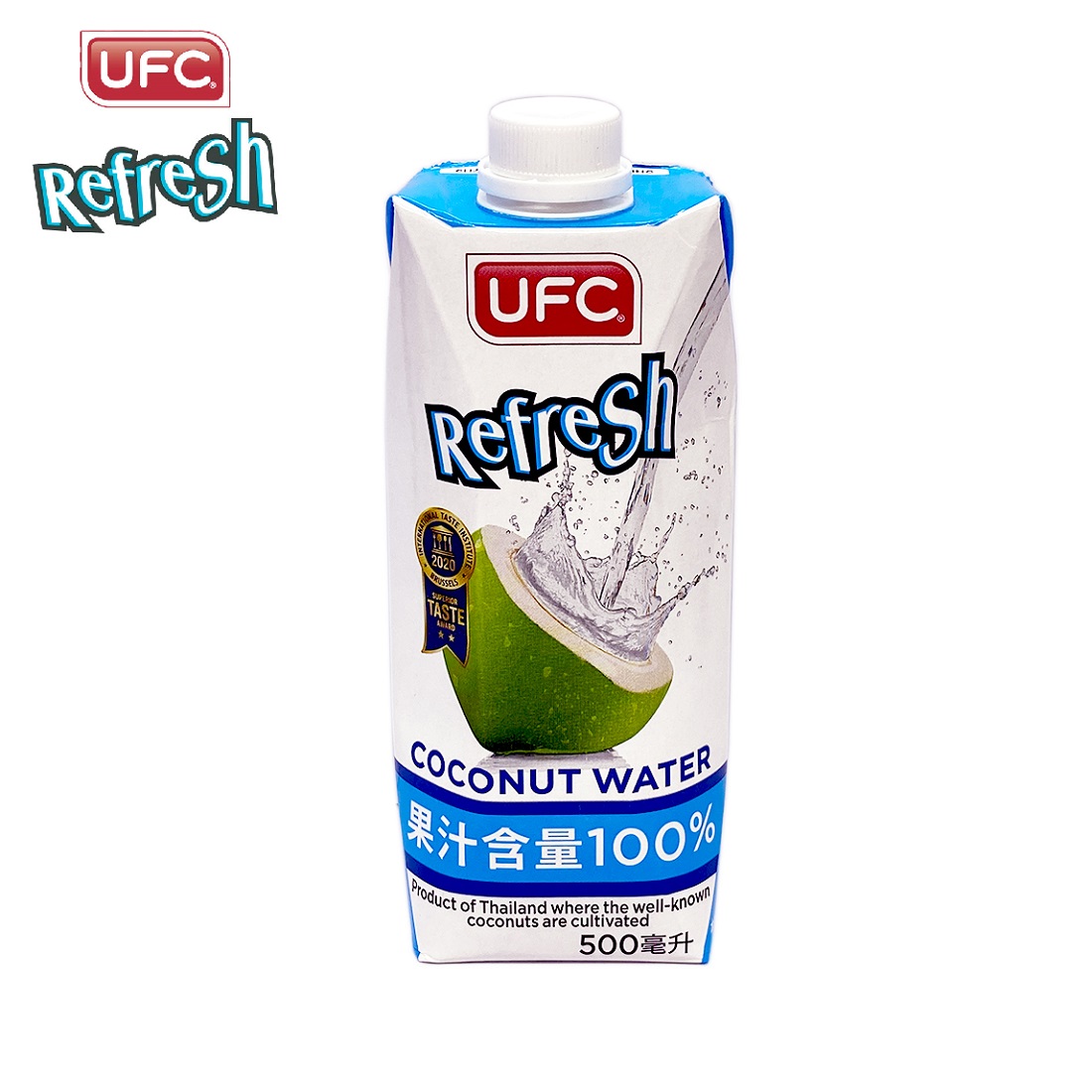 【德記洋行】泰國 UFC 100%椰子水 500mlx12瓶/箱, , large