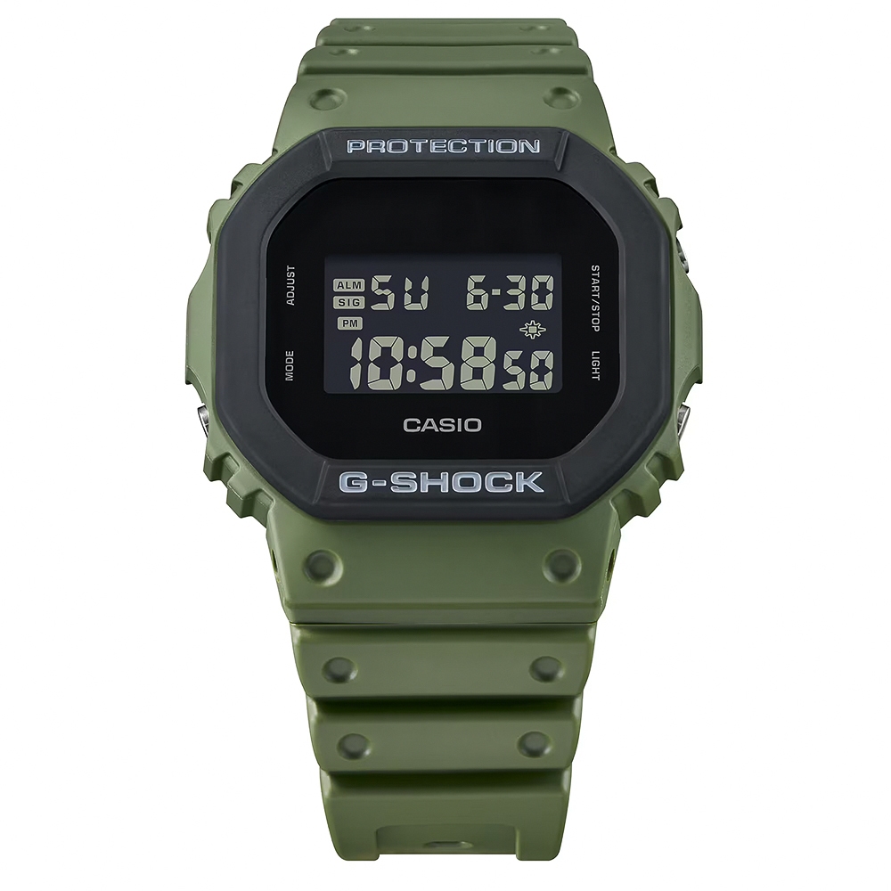 CASIO 卡西歐 G-SHOCK 運動風手錶 DW-5610UU-3, , large