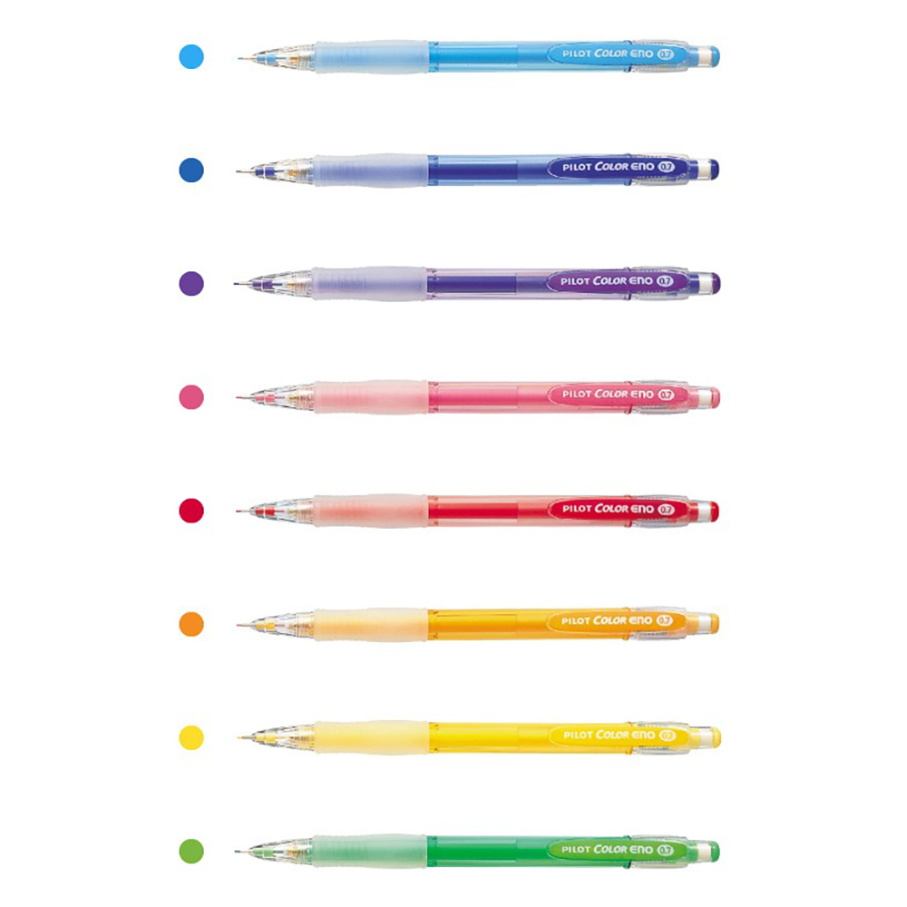 【PILOT 百樂】ENO 色色自動鉛筆 色色筆 0.7mm /支 HCR-12R - 綠色　, , large