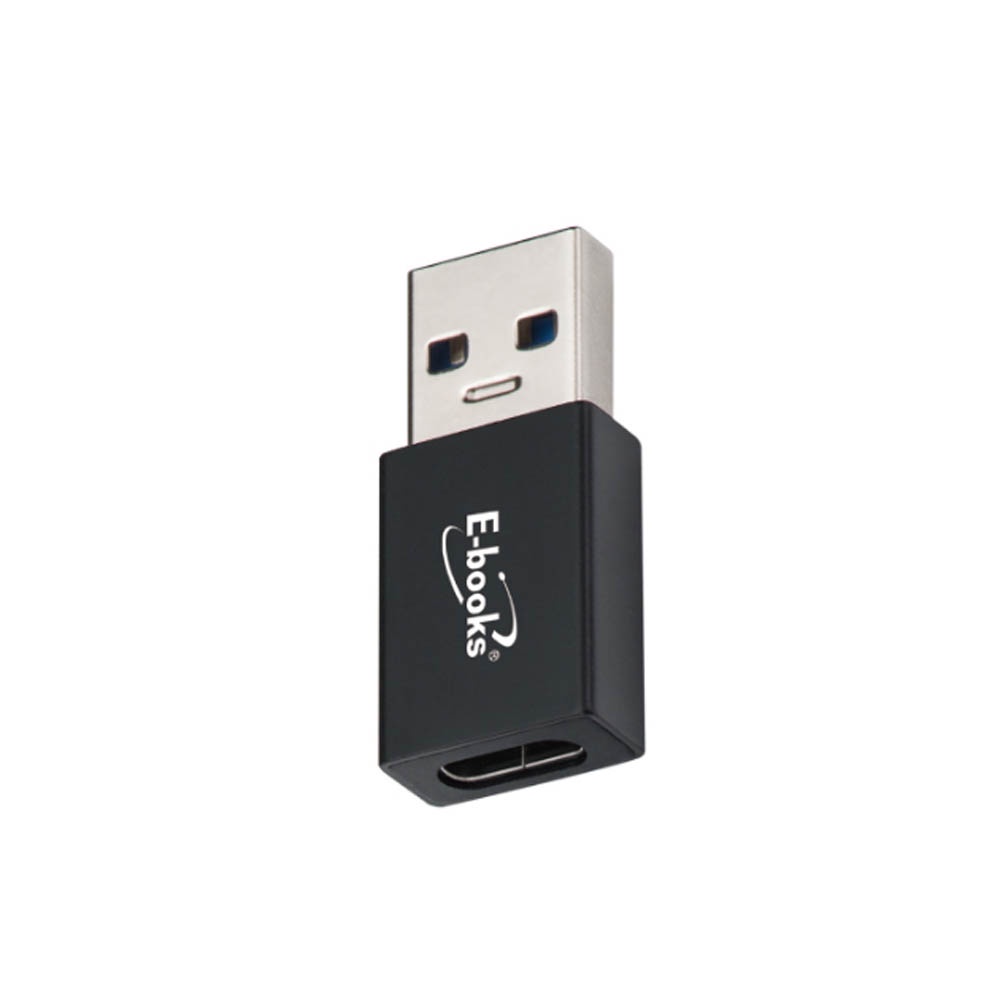 E-BOOKS XA25 Type-C轉USB 3.2高速轉接頭 支援5Gbps 熱插拔 傳輸充電二合一, , large