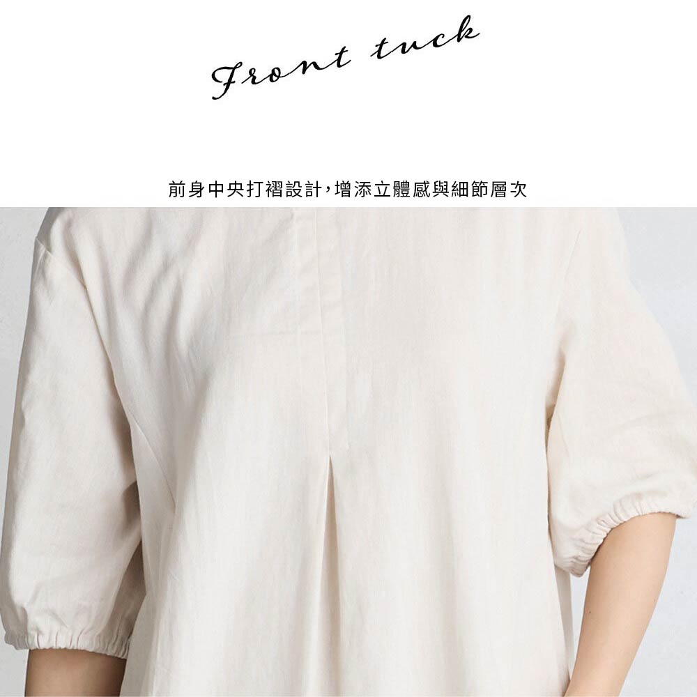 日本【SHONAGON】印度棉麻口袋洋裝, , large