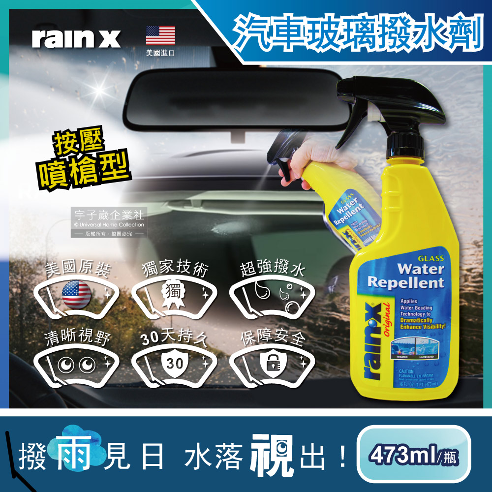 RAIN X Glass Water Repellent 473ml