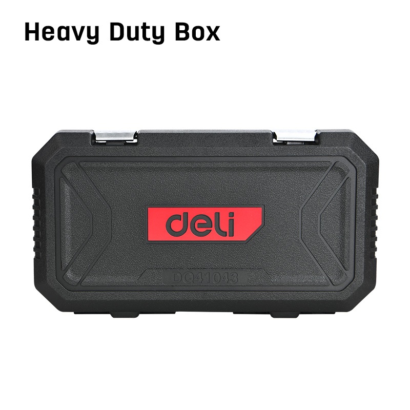 【deli tools】1/4 inch Socket Wrench Set 43PCS, , large