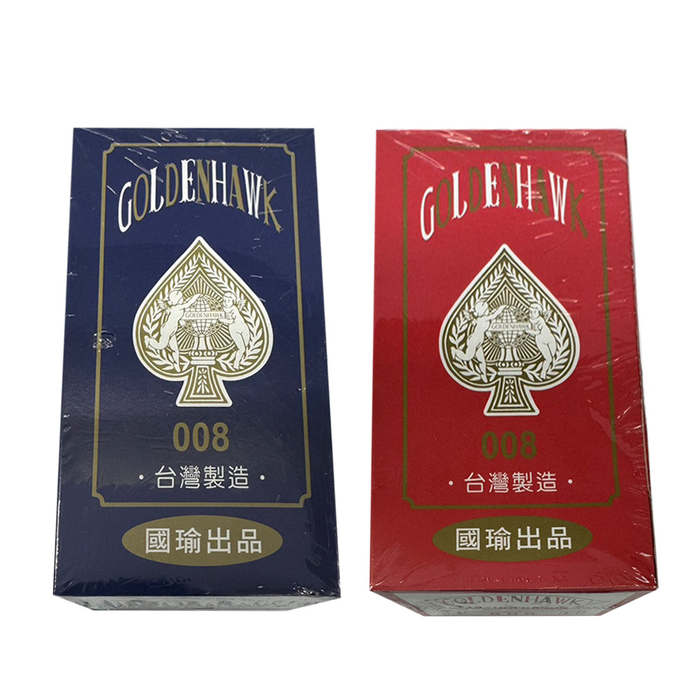 【金鷹牌】008 撲克牌 紅/藍 12入/盒  -  多款可選, , large
