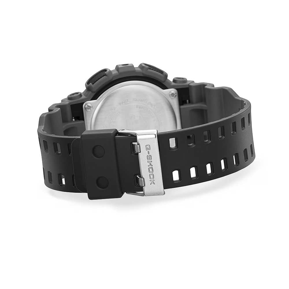 CASIO 卡西歐 G-SHOCK 熾熱火焰系列 雙顯手錶 GA-100FL-8A, , large