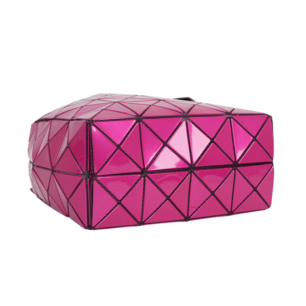 ISSEY MIYAKE BAO BAO CARAT 4X4 亮面手提小方盒/桃粉色, , large