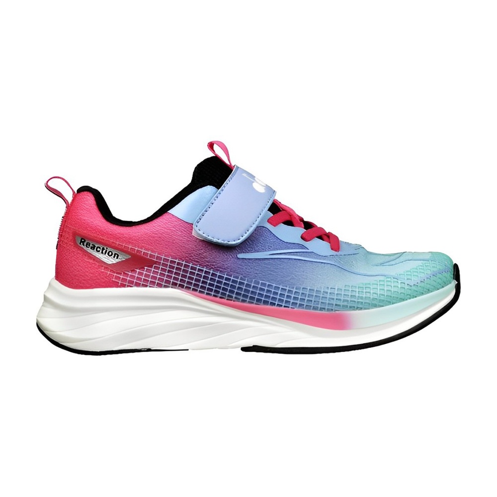 DIADORA迪亞多那 大童專業慢跑鞋 童運動鞋 童鞋 寬楦 輕量 透氣 保護後跟 吸震 反彈 抗菌 除臭 黑藍 藍粉, , large