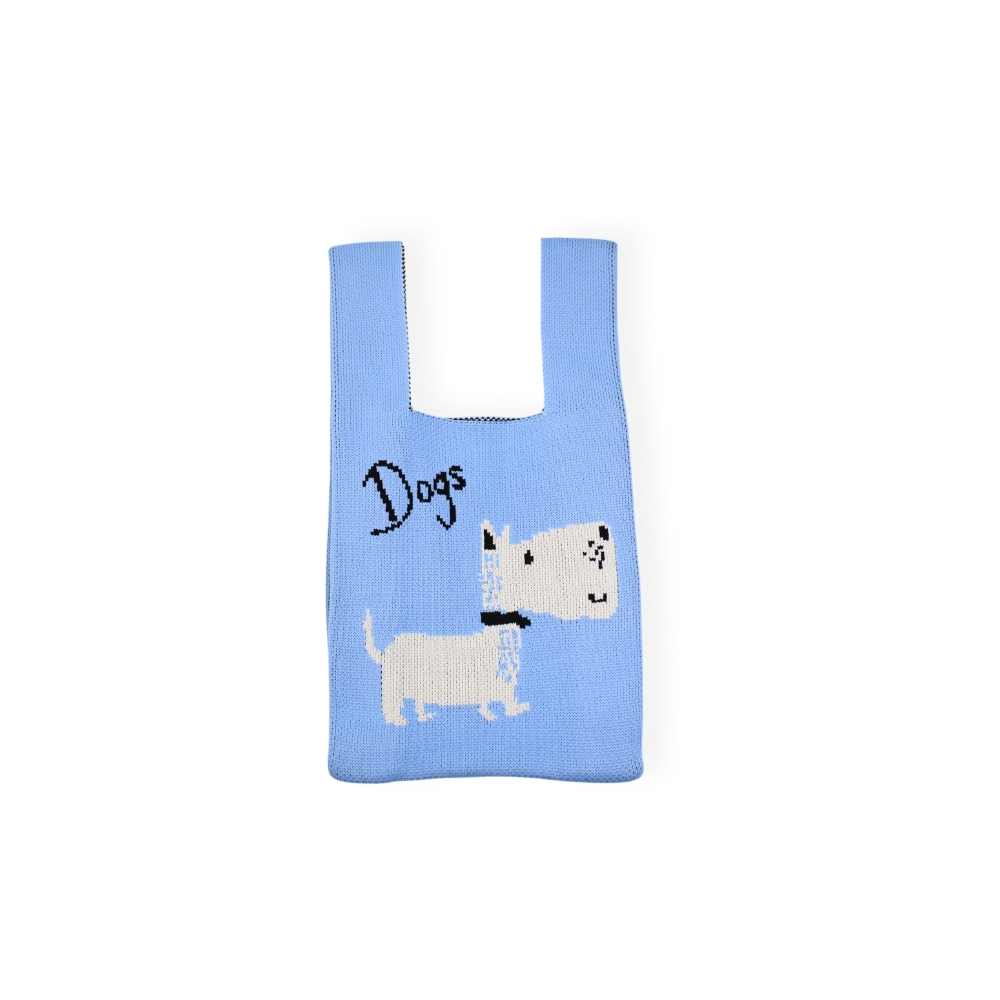 【YUN SELECT】 Knitted handbag, , large