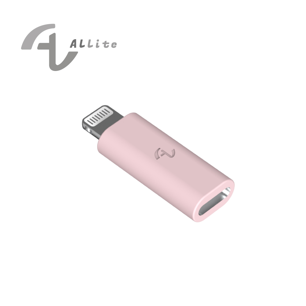 [萬摩科技]Allite USB C to Lightning 轉接頭 寶寶粉, , large