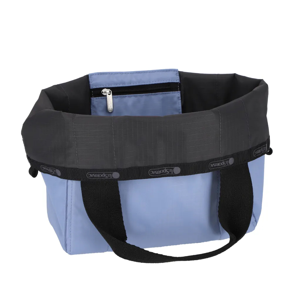 Lesportsac 小型雙面托特包 手提袋 便當袋 送禮 禮物 女包 男包 情人節禮物(雲霧藍)L252-1041N-LC47, , large