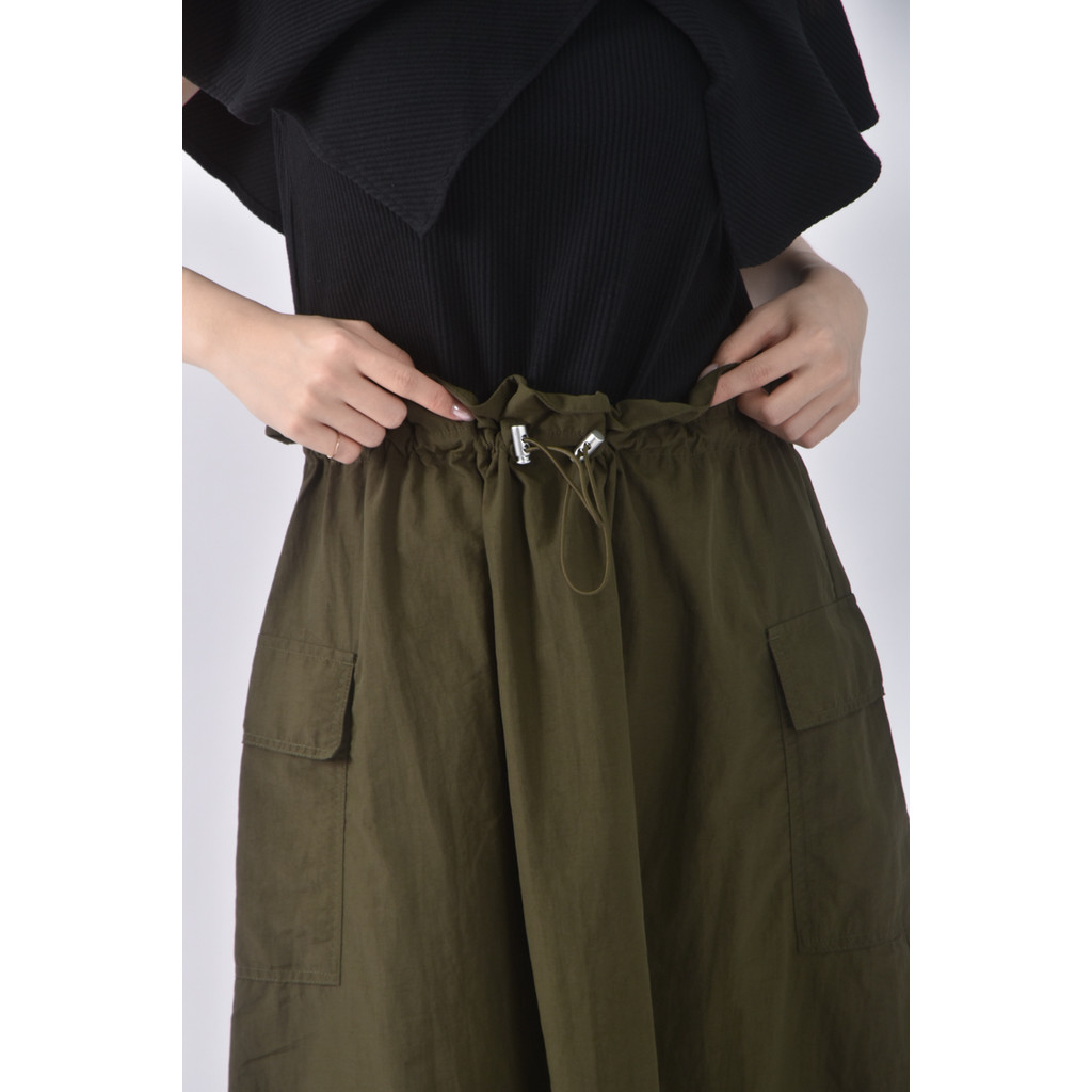 (M) 質感棉質拼接黑色洋裝二手衣, , large