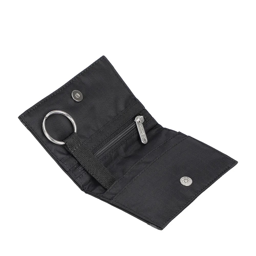 LeSportsac SNAP CARD CASE 按扣卡夾 - 永恆黑, , large