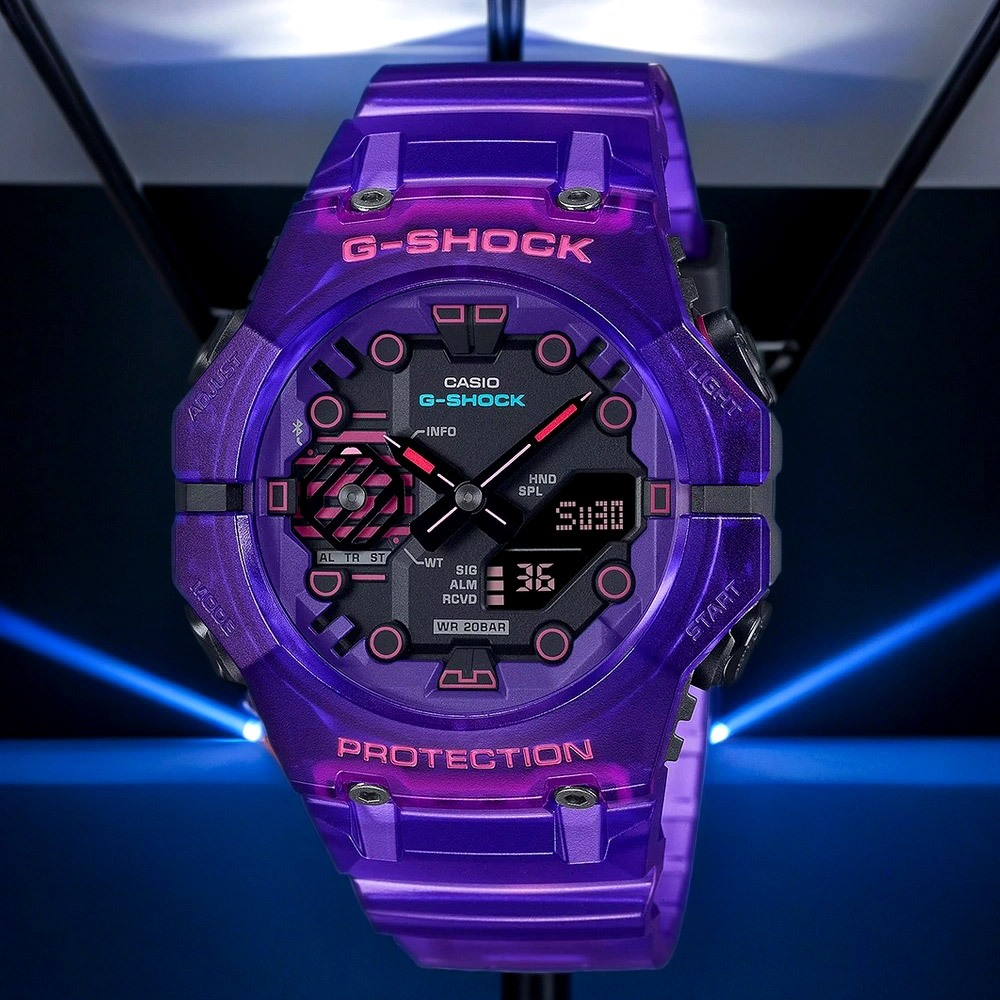 CASIO 卡西歐 G-SHOCK 科幻系列 藍芽手錶 GA-B001CBRS-6A, , large